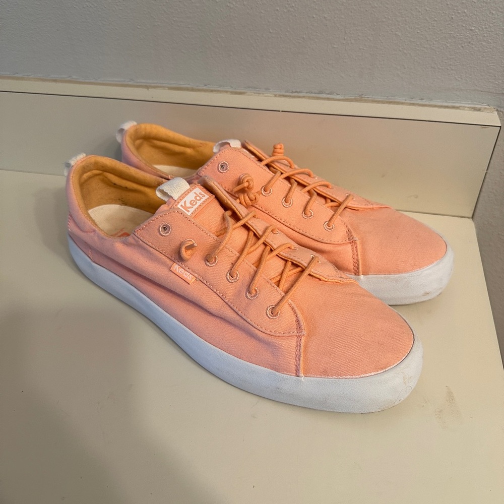 Salmon/Pink Keds Women Size 11 Shoes